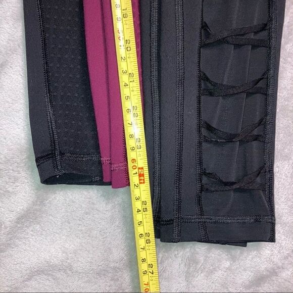 Victoria’s Secret SPORT Knockout Tight Leggings Sheer Mesh Cut Outs, Women’s XS - Picture 8 of 10
